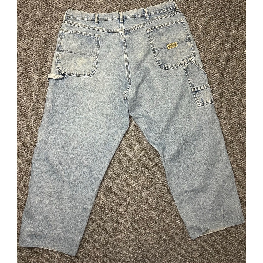 WRG Jeans Co Men's Light Wash Carpenter Denim Jeans Regular Fit Cotton 40x29 - Picture 3 of 8